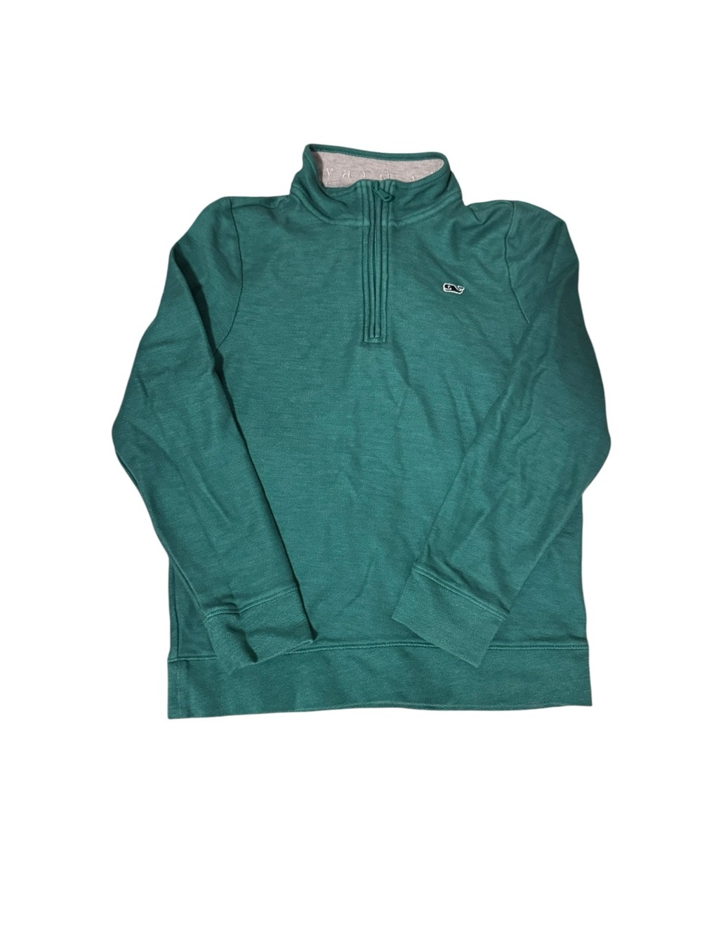 Vineyard Vines kids Teal Green Half-Zip Pullover